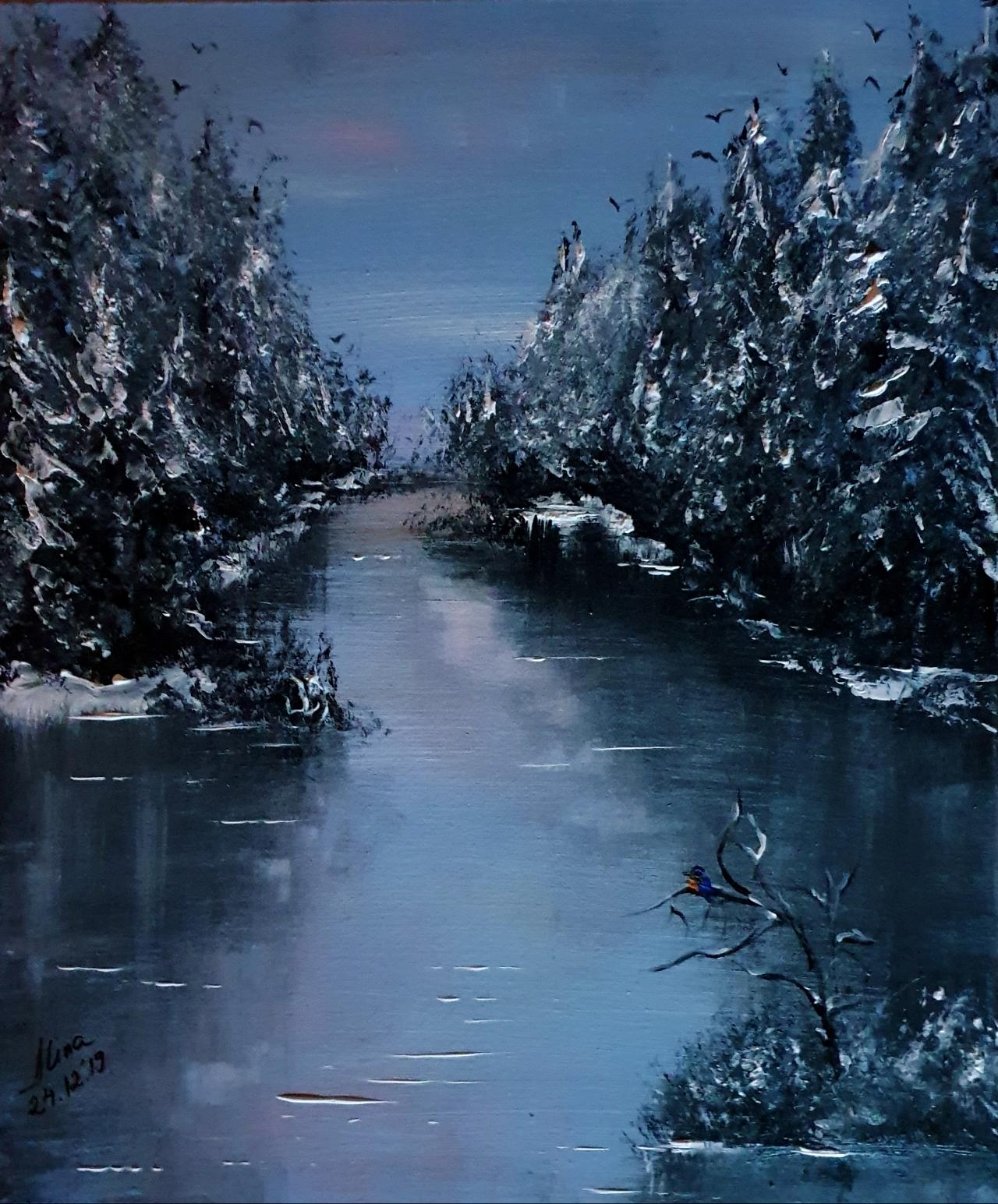 ArteDiAlina.com painting: King of the river